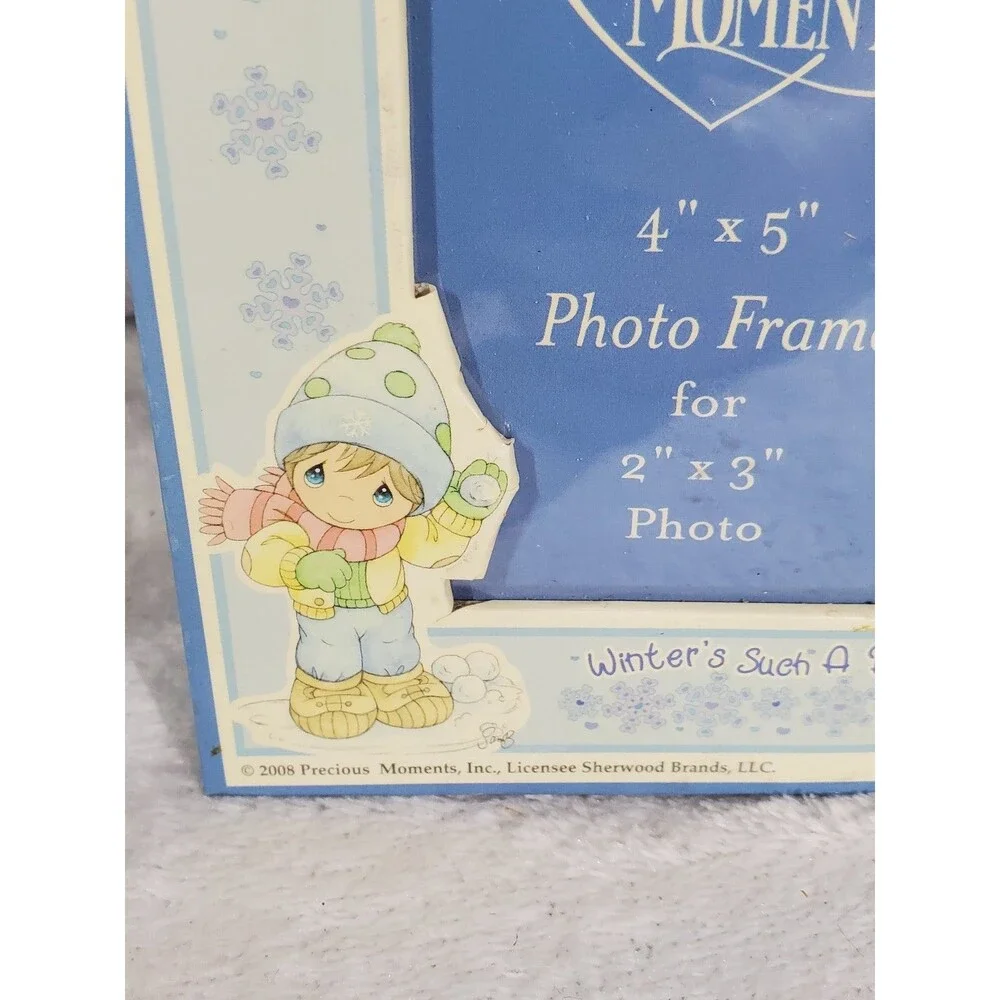 Precious Moments Winter's Such A Ball Photo Frame, 4